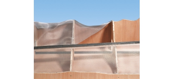 Modélisme ferroviaire : NOCH NO 60991 - Grillage de terrain en aluminium 